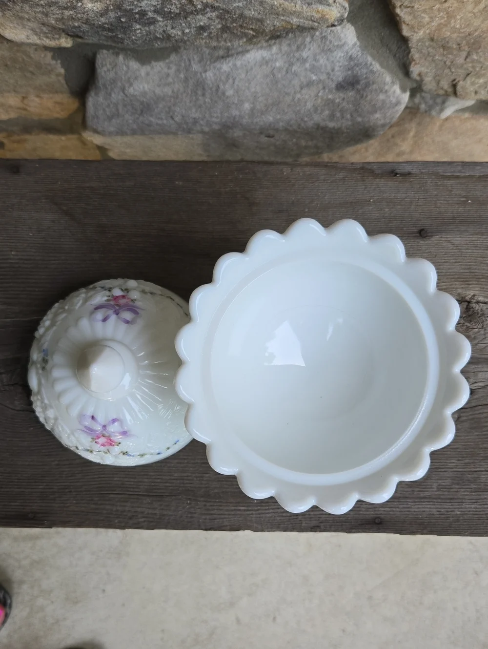 Westmoreland milk glass